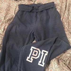 Slate blue PINK campus pants XS